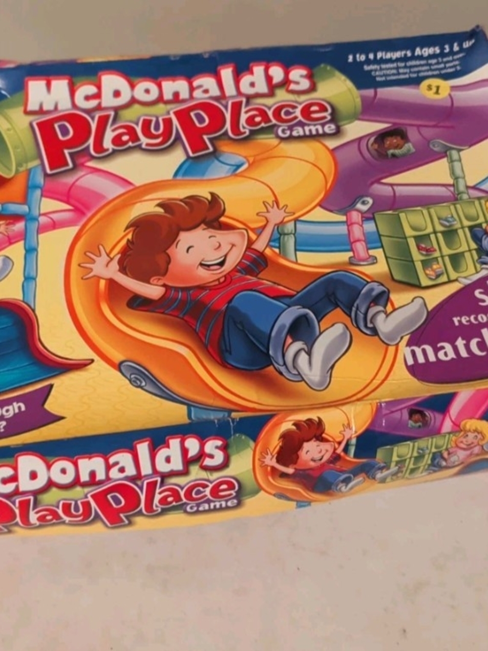 McDonald's PlayPlace Game - Bright Multi-Color Kids Board Game